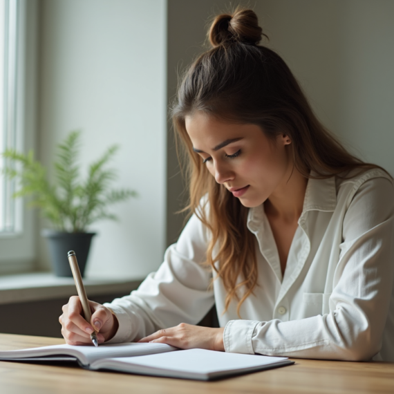 Realistic-photo-of-an-adult-sitting-at-a-desk-