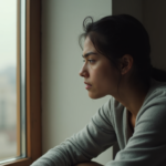 person feeling emotionally numb and disconnected