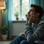 person imagining negative worst case scenarios