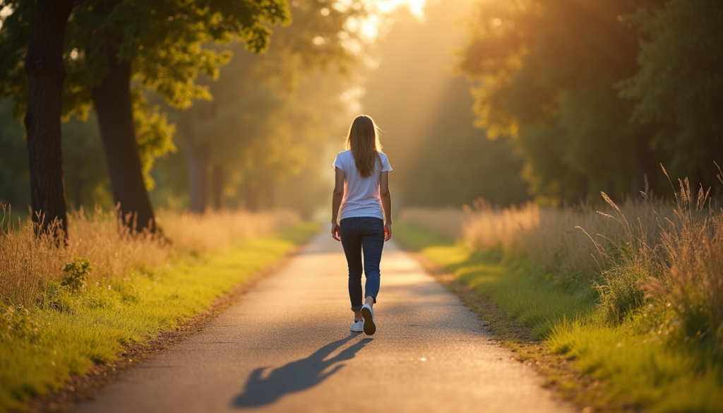 person slowly finding direction and clarity in life