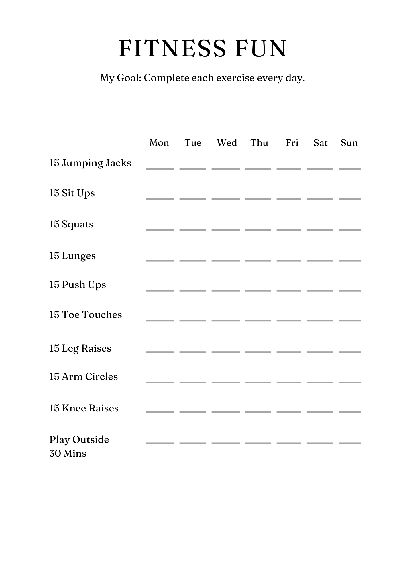 Fitness Planner – Workout & Fitness Tracker - Image 5