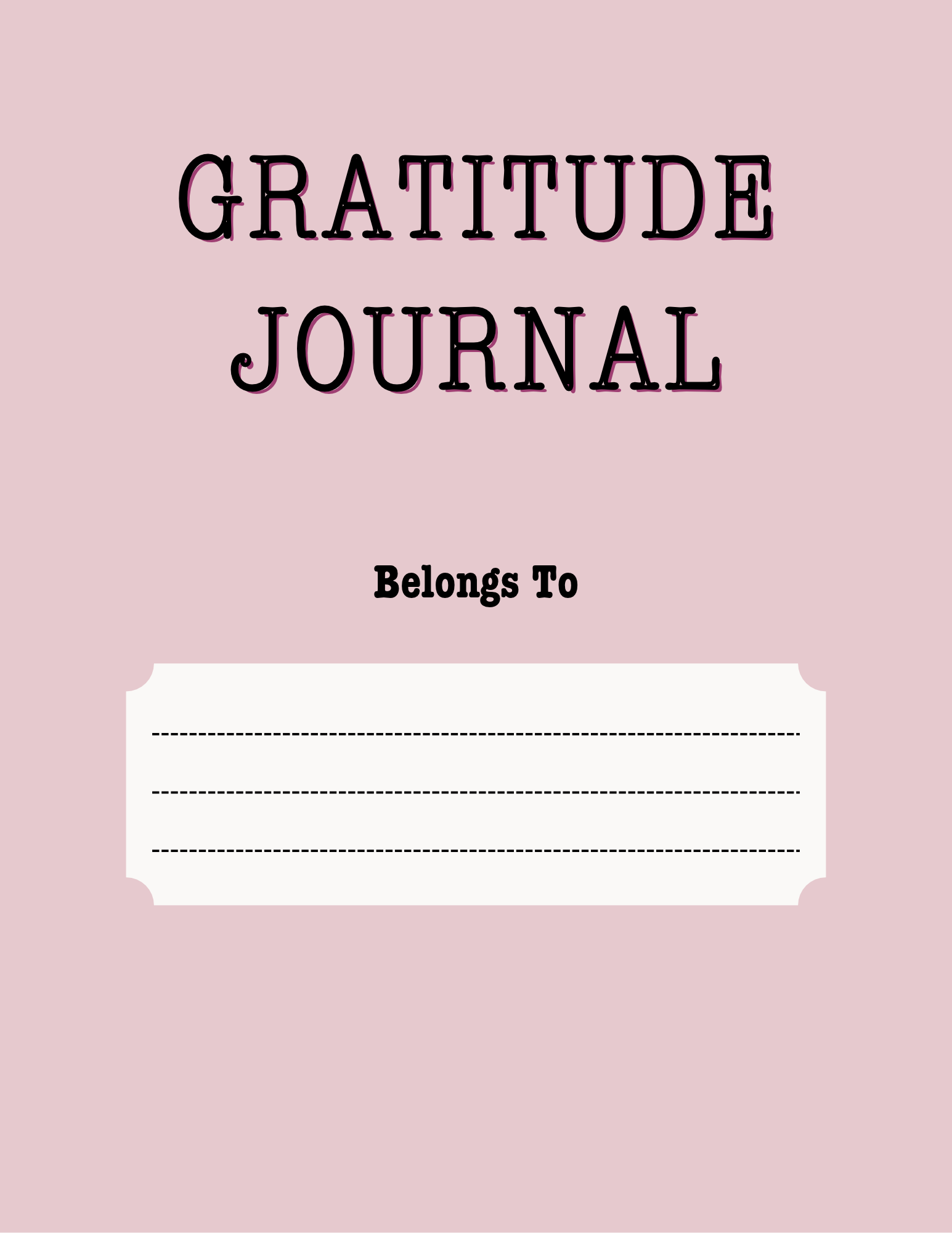 Gratitude Journal – Daily Reflection & Positive Mindset