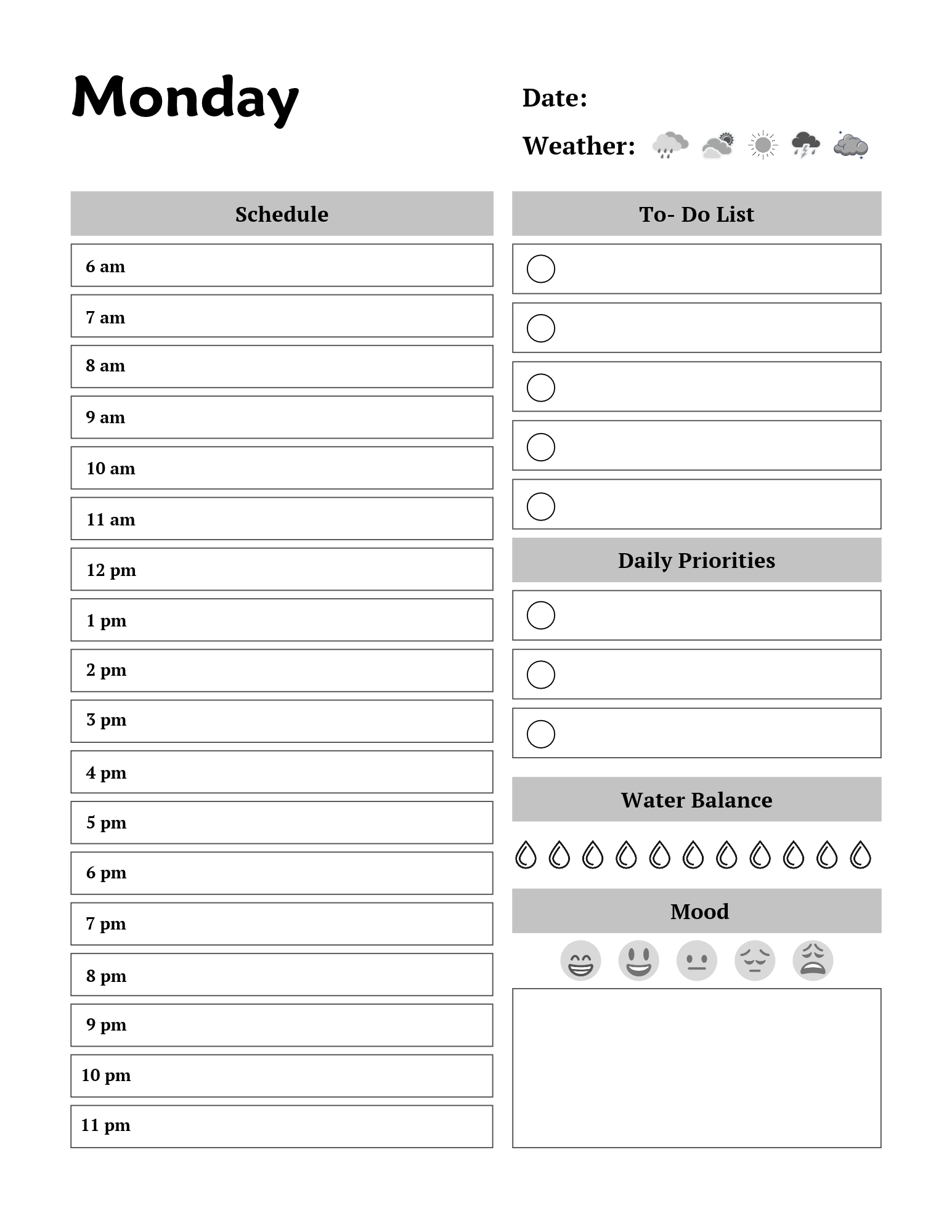 Healthy Living Planner – Daily Wellness & Lifestyle - Image 3