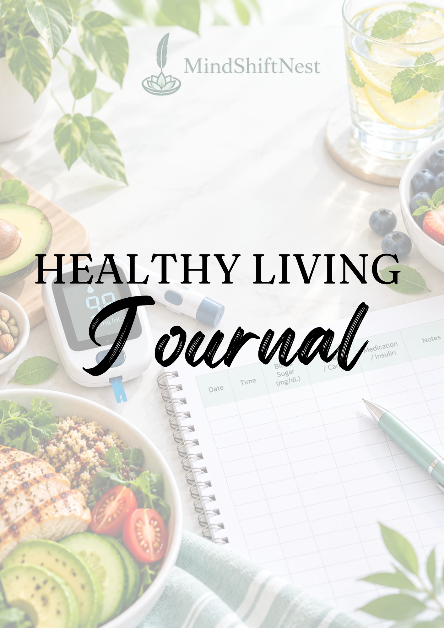 Healthy Living Journal – Wellness & Lifestyle Tracker