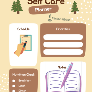 Self-Care Planner Printable – Daily Wellness & Reflection